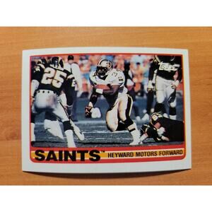 1989 Topps #152 Team Leaders - New Orleans Saints - NFL - Fresh pull